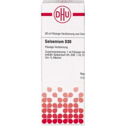 GELSEMIUM D 30 Dilution 20 ml