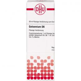 GELSEMIUM D 6 Dilution 20 ml
