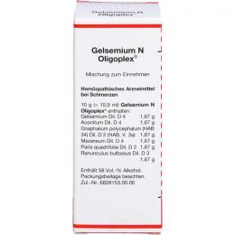 GELSEMIUM N Oligoplex Liquidum 50 ml