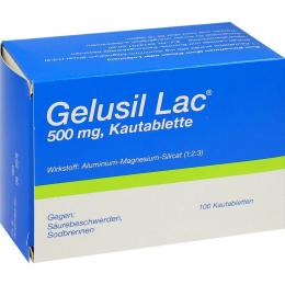 Ein aktuelles Angebot für GELUSIL LAC 100 St Kautabletten Sodbrennen - jetzt kaufen, Marke CHEPLAPHARM Arzneimittel GmbH.
