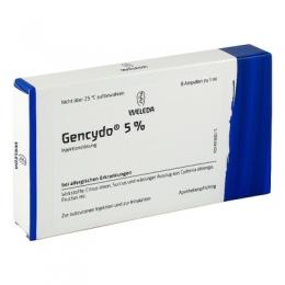 GENCYDO 5% Injektionslsung 8 St