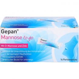 GEPAN Mannose to go Lösung zum Einnehmen 70 ml