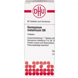 GERMANIUM METALLICUM D 6 Tabletten 80 St.