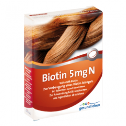 GESUND LEBEN Biotin 5 mg N Tabletten 60 St