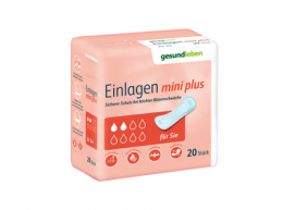 GESUND LEBEN Einlagen mini plus 20 St