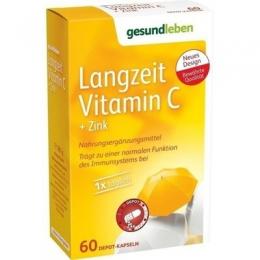 GESUND LEBEN Langzeit Vitamin C+Zink Kapseln 60 St