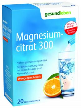 GESUND LEBEN Magnesiumcitrat 300 Portionssticks 85 g