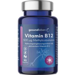 GESUND LEBEN Vitamin B12 Kapseln 90 St.
