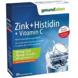 GESUND LEBEN Zink+Histidin+Vit.C Brausetabletten 3X10 St