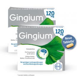 GINGIUM 120 mg Doppelpack 2x120 St