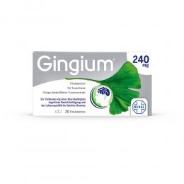 Gingium 240 mg Filmtabletten 20 St Filmtabletten