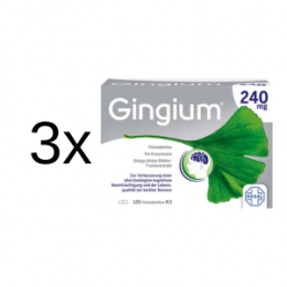 GINGIUM 240 mg Filmtabletten 3 x 120 St.