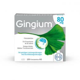 GINGIUM 80 mg Filmtabletten 120 St.