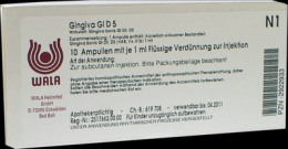 GINGIVA GL D 5 Ampullen 10X1 ml