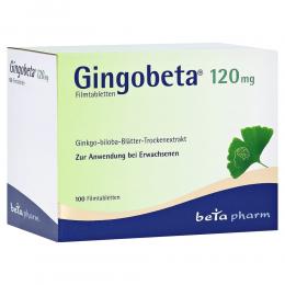 GINGOBETA 120 mg Filmtabletten 100 St Filmtabletten