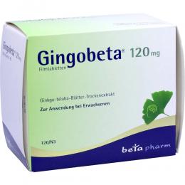 Ein aktuelles Angebot für GINGOBETA 120 mg Filmtabletten 120 St Filmtabletten Gedächtnis & Konzentration - jetzt kaufen, Marke betapharm Arzneimittel GmbH.