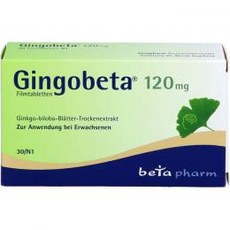 GINGOBETA 120 mg Filmtabletten 30 St.