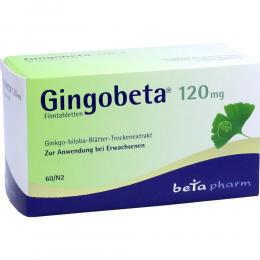 GINGOBETA 120 mg Filmtabletten 60 St Filmtabletten