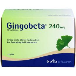 GINGOBETA 240 mg Filmtabletten 120 St.