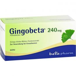 GINGOBETA 240 mg Filmtabletten 60 St.