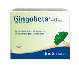 GINGOBETA 40 mg Filmtabletten 120 St