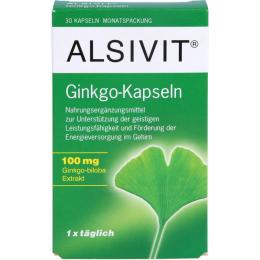 GINKGO 100 mg Alsivit Kapseln 30 St.