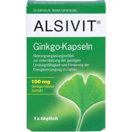 GINKGO 100 mg Alsivit Kapseln 30 St. (9,3 g)