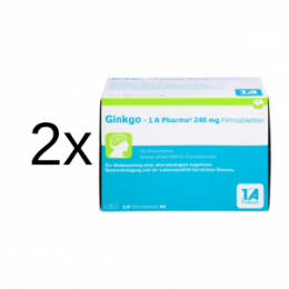 GINKGO-1A Pharma 240 mg Filmtabletten 2 x 120 St.