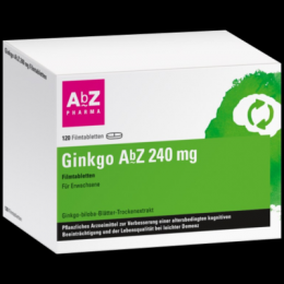 GINKGO AbZ 240 mg Filmtabletten 120 St