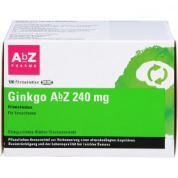 GINKGO AbZ 240 mg Filmtabletten 120 St.
