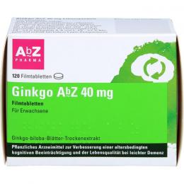 GINKGO AbZ 40 mg Filmtabletten 120 St.