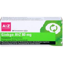 GINKGO AbZ 80 mg Filmtabletten 30 St.