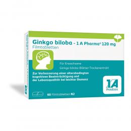 GINKGO BILOBA-1A Pharma 120 mg Filmtabletten 60 St Filmtabletten