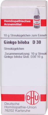 GINKGO BILOBA D 30 Globuli 10 g