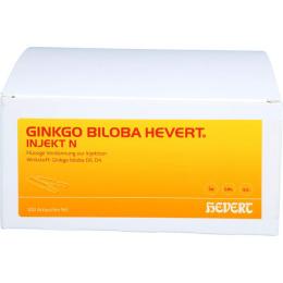 GINKGO BILOBA HEVERT injekt N Ampullen 100 St.