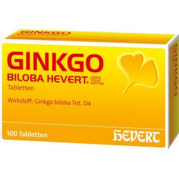 GINKGO BILOBA HEVERT SL Tabletten 100 St.