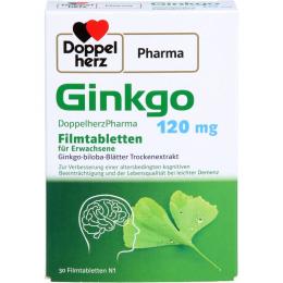GINKGO DOPPELHERZPHARMA 120 mg Filmtabletten 30 St.
