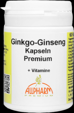 GINKGO+GINSENG Premium Kapseln 27 g