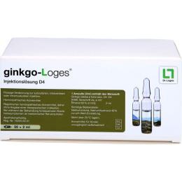 GINKGO-LOGES Injektionslösung D 4 Amp. 100 ml