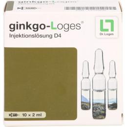 GINKGO-LOGES Injektionslösung D 4 Amp. 20 ml