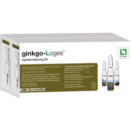GINKGO-LOGES Injektionslösung D 4 Ampullen 200 ml