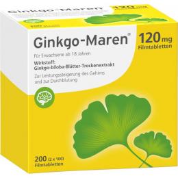 GINKGO-MAREN 120 mg Filmtabletten 200 St.
