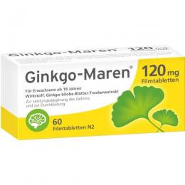 GINKGO-MAREN 120 mg Filmtabletten 60 St.