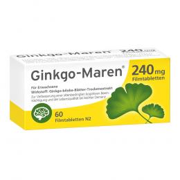 GINKGO-MAREN 240 mg Filmtabletten 60 St Filmtabletten