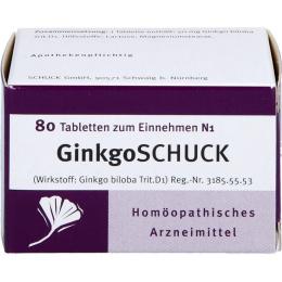 GINKGOSCHUCK Tabletten 80 St.