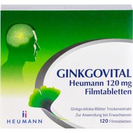 GINKGOVITAL Heumann 120 mg Filmtabletten 120 St.