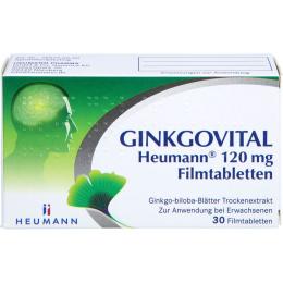 GINKGOVITAL Heumann 120 mg Filmtabletten 30 St.