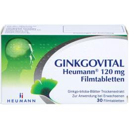 GINKGOVITAL Heumann 120 mg Filmtabletten 30 St.