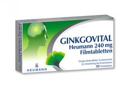 GINKGOVITAL Heumann 240 mg Filmtabletten 30 St