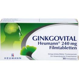 GINKGOVITAL Heumann 240 mg Filmtabletten 30 St.